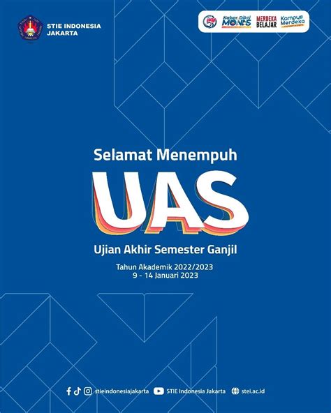 Selamat Menempuh Ujian Akhir Semester Uas Stie Indonesia Jakarta