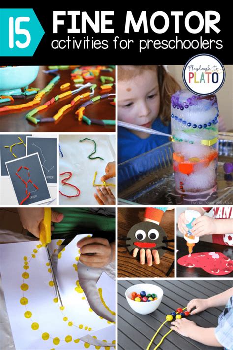 Fine Motor Activities For Preschoolers Easy Teaching For Kids