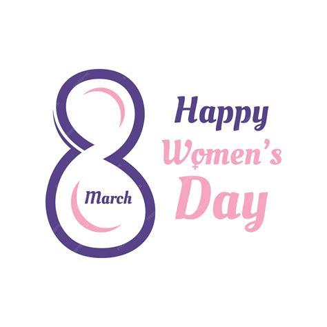 Premium Vector | Womens Day Vector Logo Template