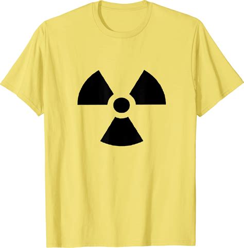 Nuklear Symbol Radioaktivit T Gefahr Warnung Kost M T Shirt Amazon De