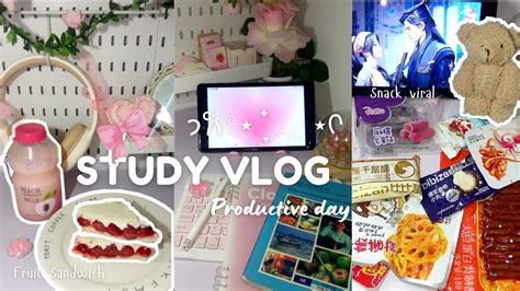 Am Study Vlog Morning Routine Productive Lots Of Study Snack