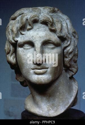 Marble Bust Of Alexander The Great Bc English Th Century