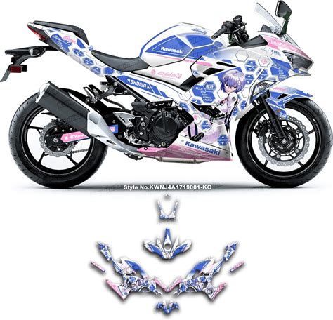 Amazon Kungfu Graphics Custom Decal Kit For Kawasaki Ninja 400 ABS