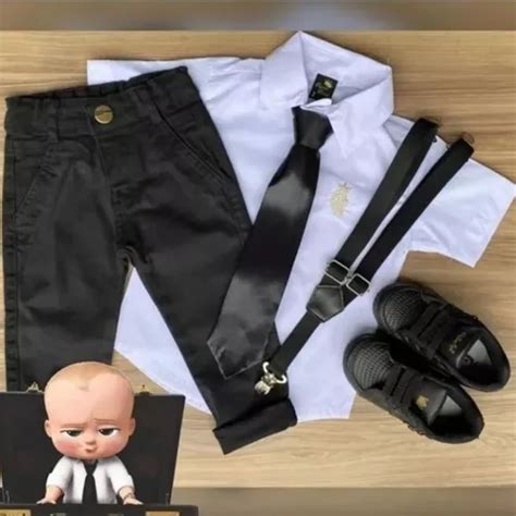 Roupa Do Poderoso Chefinho Conjunto Infantil Menino Frete grátis