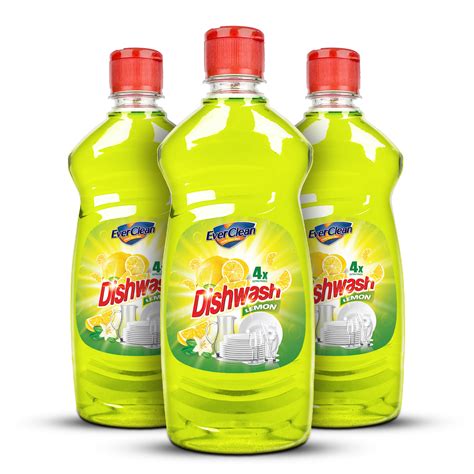 Ever Clean Lemon Dishwash Liquid Dishwash Dish Cleaner Extra