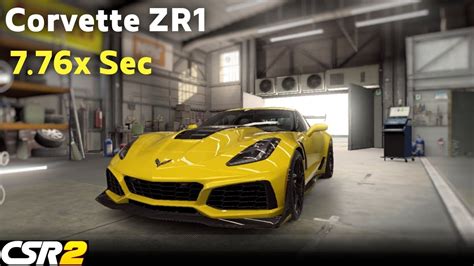 CSR2 Corvette ZR1 Tune Shift For 7 76x Sec Maxed Tune CSR