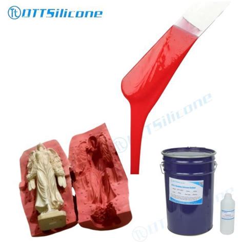 RTV 2 Silicone Rubber For Plaster Cornice Moulding Liquid Silicone