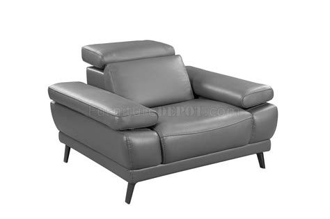 Mercer Sofa In Slate Gray Leather By Beverly Hills W Options