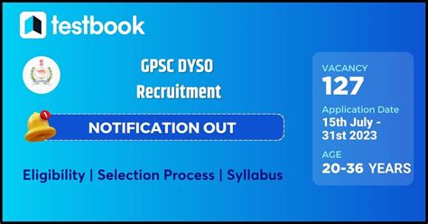 GPSC DYSO Recruitment 2024 Apply For 40 Vacancies