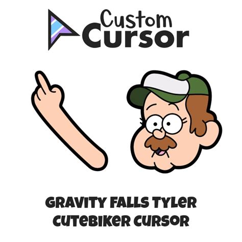 Gravity Falls Tyler Cutebiker Cursor Custom Cursor