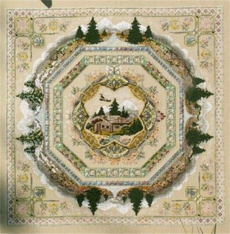 Chatelaine Design Alpine Garden Mandala Cross Stitch Pattern - Etsy ...