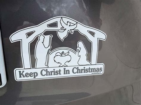 Keep Christ In Christmas” Car Magnets Pastorate Of The Visitation