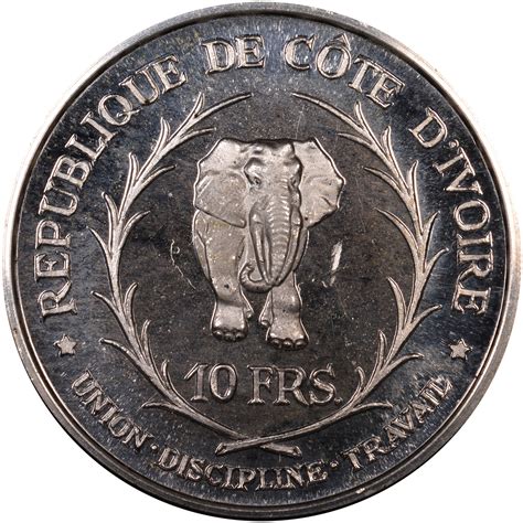 Ivory Coast 10 Francs KM 1 Prices & Values | NGC