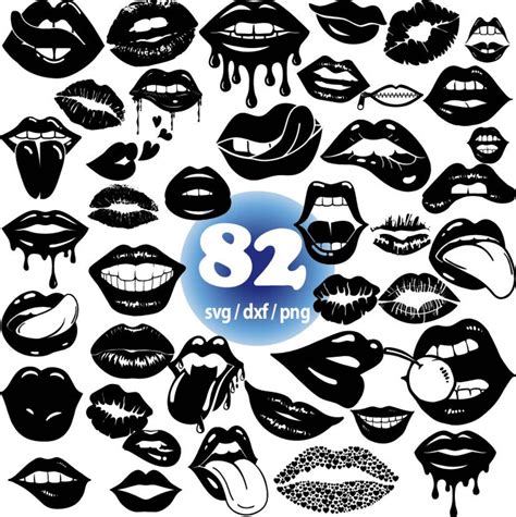 Lips Svg Bundle Lips Svg Red Lips Svg Kiss Svg American Lips Svg