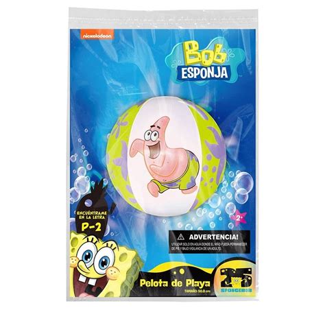 Pelota De Playa Hillenburg Bob Esponja Cm Bodega Aurrera