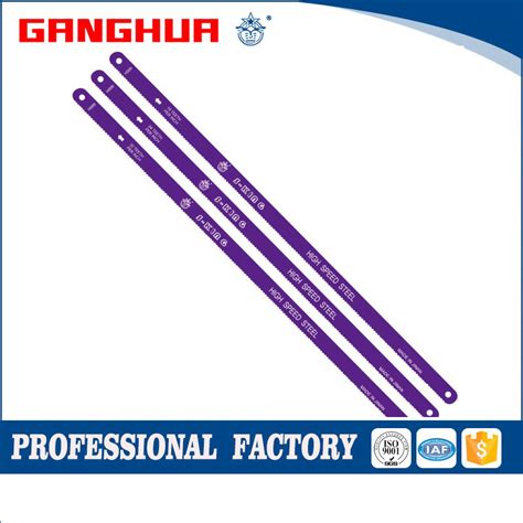 Hss High Speed Steel Hand Hacksaw Blade China Safety Flexible Bimetal