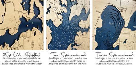 Big Marine Lake Map Wooden Maps Thirtyaxis