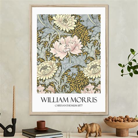 William Morris Chrysanthemum Framed Print