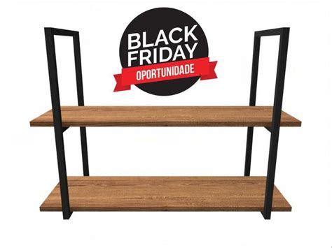 Prateleira Estilo Industrial Cozinha Cm Black Friday Jotta S