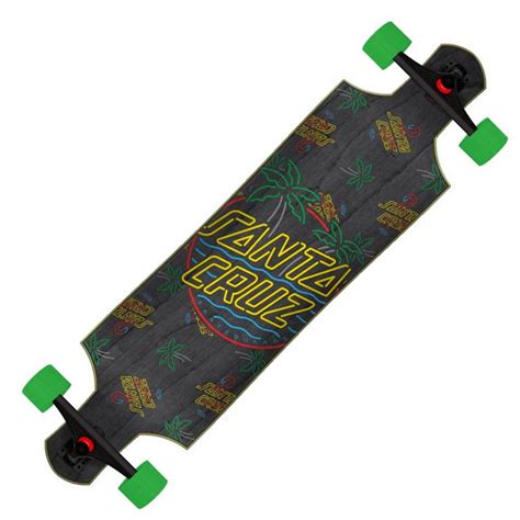 Santa Cruz Skateboards Glow Dot Drop Down Longboard 10 X 40