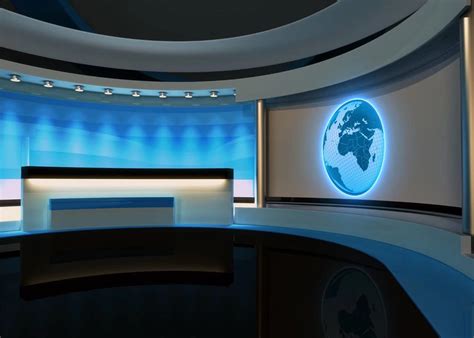 Buy Beleco X Ft Fabric News Broadcast Hall News Room Backdrop For