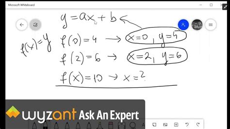 How To Find Constants Of A Function And The Value Of X For The Given F