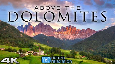 ABOVE THE DOLOMITES 4K Italy 1 Hour Ambient Drone Film In 4K UHD