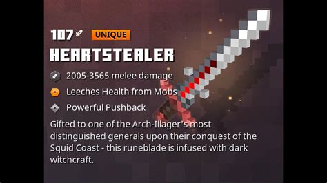 Heartstealer Is BROKEN Minecraft Dungeons YouTube