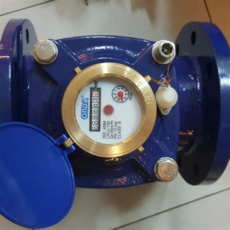 Jual WATER METER ONDA FLANGE 3 INCH DN80 FLOW METER METERAN AIR