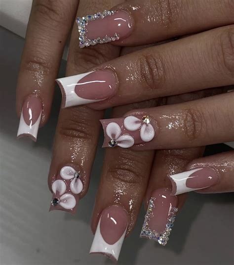 Pin By Tamyia On Fresh Set Pink Acrylic Nails Short Square