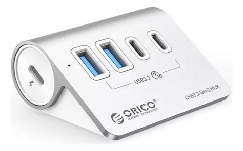 Orico Hub Usb 3 2 Gen 2 De 10 Gbps Con 2 Puertos Usb A 2 Pue Cuotas