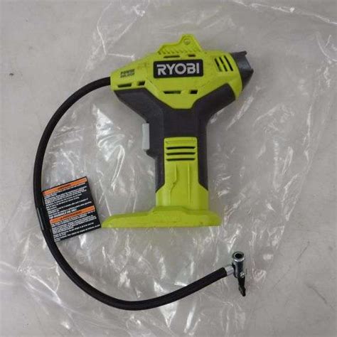 Ryobi One V Lithium Ion Cordless High Pressure Inflator With Digital