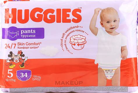 Huggies Pieluchomajtki Rozmiar 5 12 17 Kg 34 Szt Makeup Pl