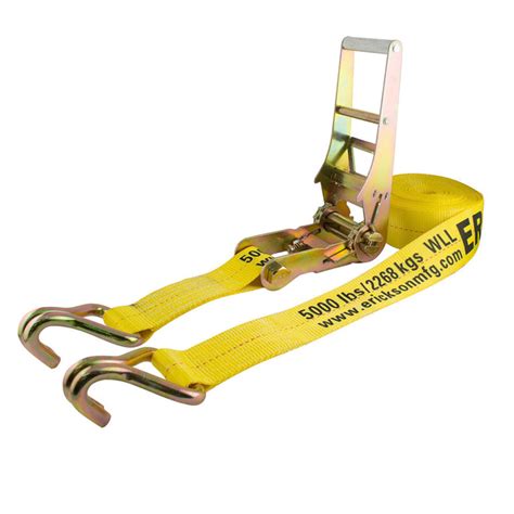 X Lb Ratchet Strap With Double J Hooks Erickson