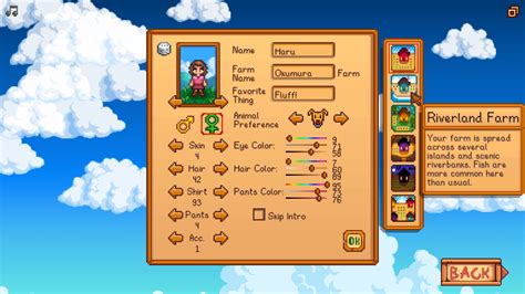 Stardew Valley Character Creation Ideas Design Talk