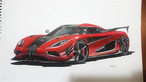 Koenigsegg Drawing Image - Drawing Skill