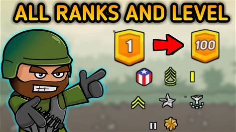 Mini Militia All Ranks And Cash Youtube