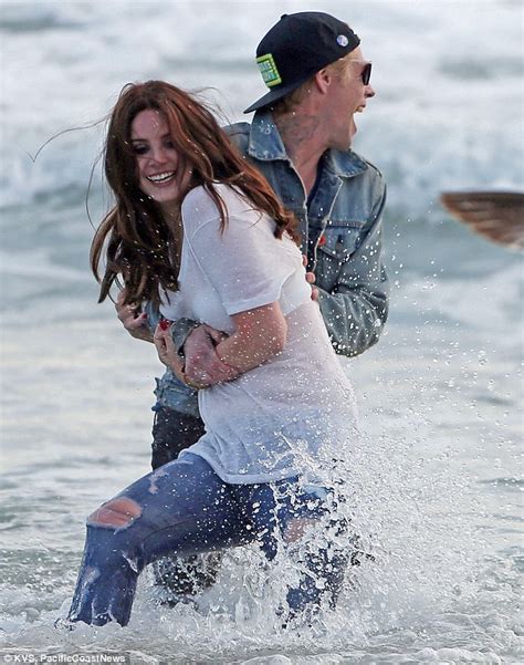 Lana Del Rey Gets Wet As She Films Music Video For New Single West