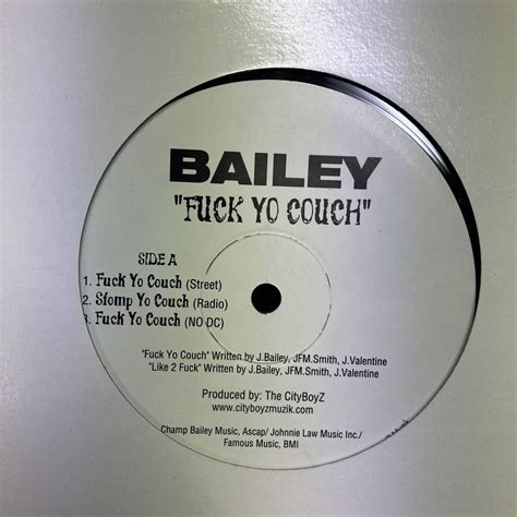Yahoo オークション 黒棚 HIPHOP R B BAILEY FUCK YO COUCH シング