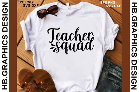 School Svg Design Teacher Squad Graphic By Hb Graphics Design