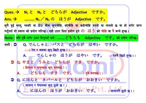 Minna No Nihongo Lesson 12 Grammar In Nepali PDF