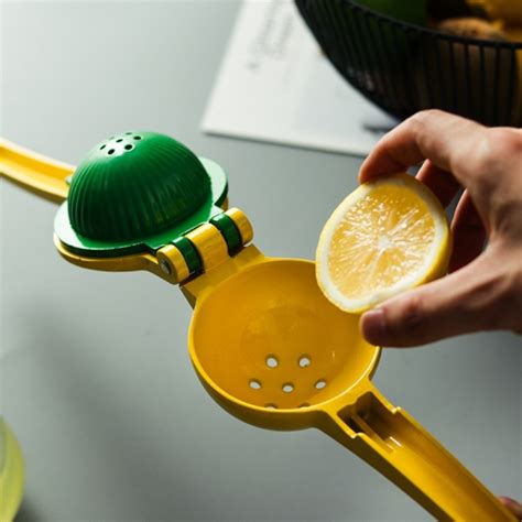 2-in-1 Lemon Squeezer Alumium Lemon Lime Orange Squeezer Lemon Juicer