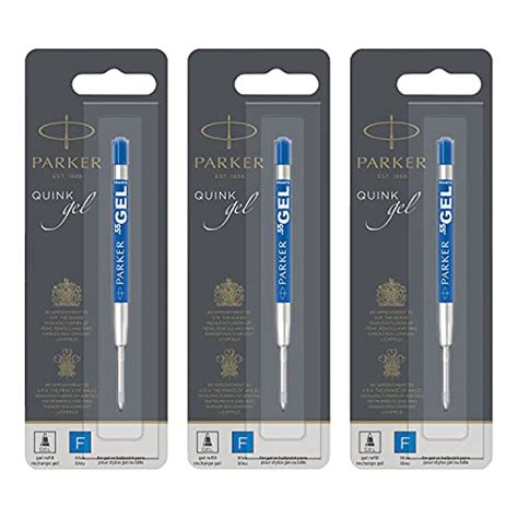 Parker Quink Ballpoint Pen Gel Ink Refill 0 5mm Fine Tip Blue Ink