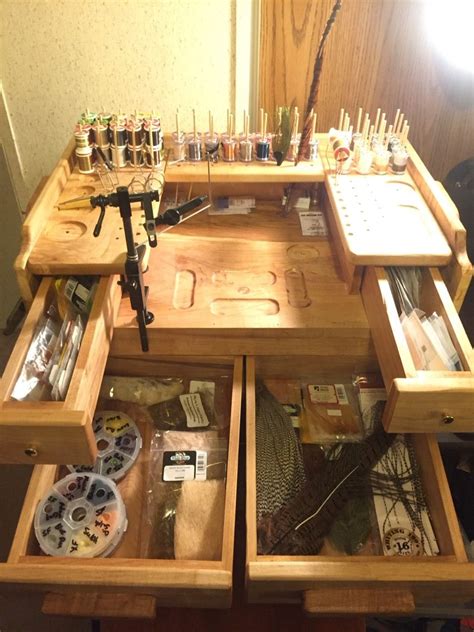 Diy Fly Tying Station Ideas Go Travels Plan Fly Tying Storage