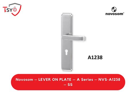 Novosom Lever On Plate A Series NVS A1238 SS TSY Lock