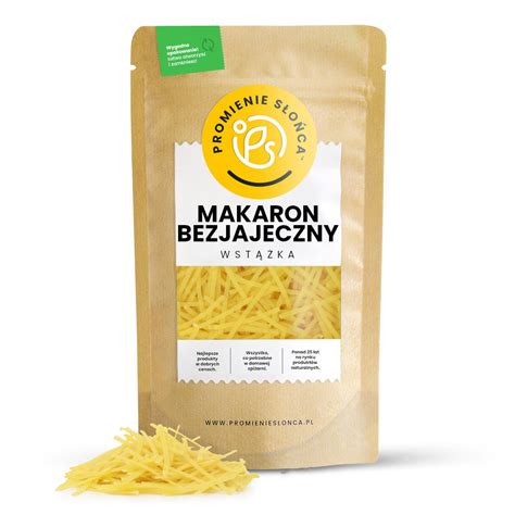 Makaron bezjajeczny wstążka 500g PROMIENIE SŁOŃCA Sklep EMPIK