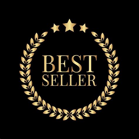 Best Seller Gold Sign 5140005 Vector Art At Vecteezy