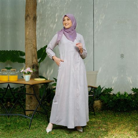 Jual Sarimbit Carine Soft Purple By Rauna Model Simple Elegan Bahan