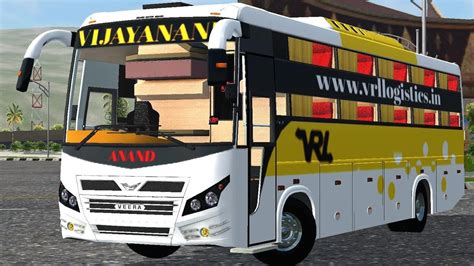 Vrl Logistics Veera V Sleeper Bus Livery For Bussid Ibs Gaming