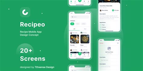 Recipeo Recipe App Ui Figma